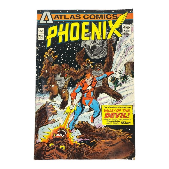 1975 Atlas Comics PHOENIX Comic Book - Picture 1 of 2